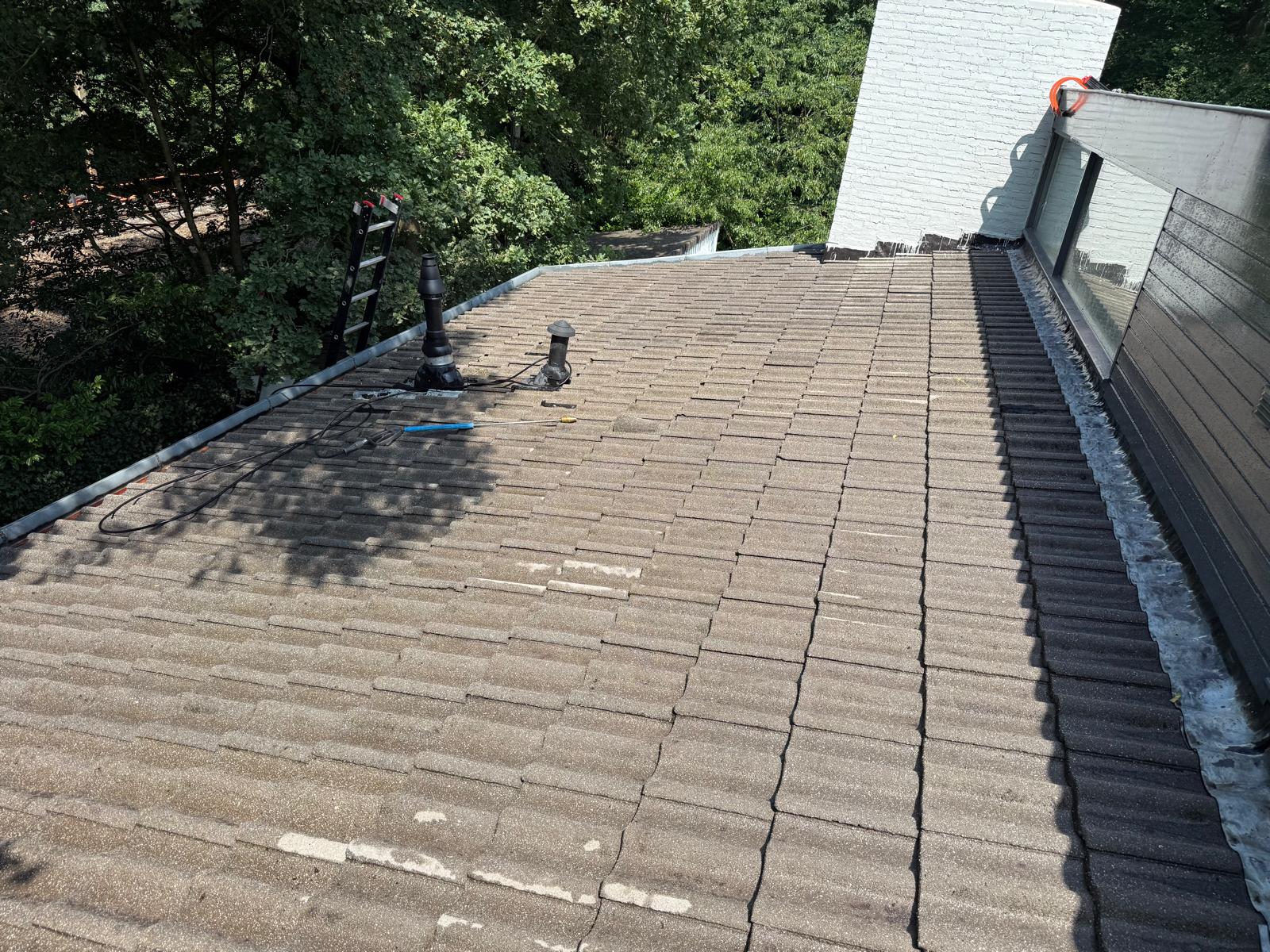 Schuin dak schoonmaken project 2